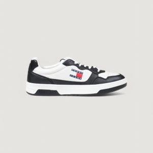 Sneakers Tommy Hilfiger Jeans tmj cupsole leather ess Bianco – Nero