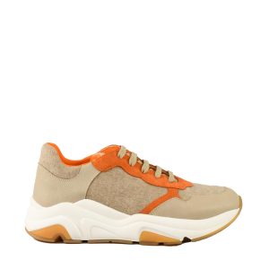 Sneakers TWELVE STYLE DIVISION  BEIGE/ARANCIONE
