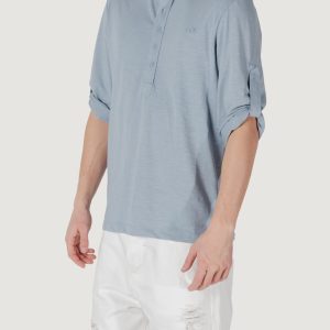 T-shirt Antony Morato regular fit with embroidered logo Azzurro