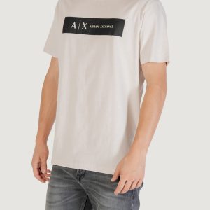 T-shirt Armani Exchange  Beige chiaro
