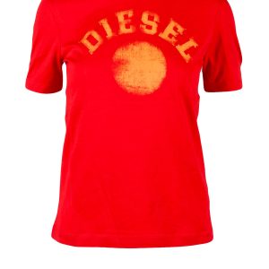 T-shirt Diesel  Rosso
