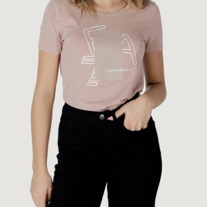 T-shirt EA7  Rosa Cipria