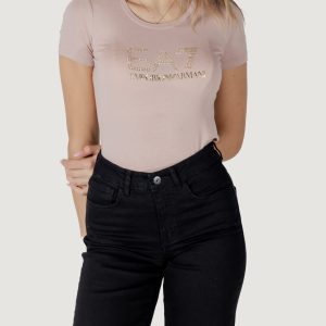 T-shirt EA7  Rosa Cipria