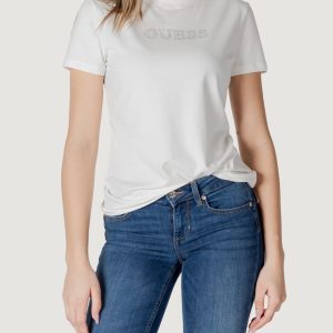 T-shirt Guess Active briana ss Bianco