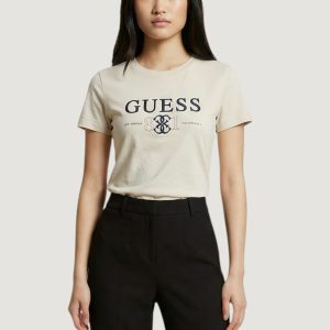 T-shirt Guess steffi cn ss t-shirt Avorio