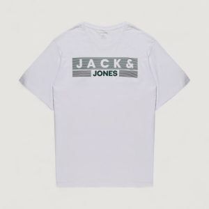T-shirt Jack Jones jjecorp logo tee ss o-neck noos pls Bianco