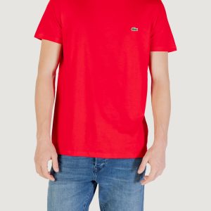 T-shirt LACOSTE  Rosso