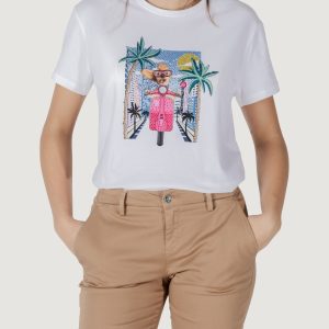 T-shirt Liu-Jo ecs moda m/c Bianco