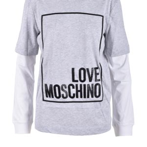 T-shirt Love Moschino  Grigio