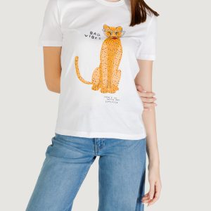 T-shirt Only onlbaria reg s/s top box jrs Bianco