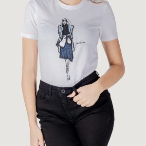 T-shirt Only onlemma life reg s/s lady top box jrs Latte