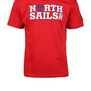 T-shirt NORTH SAILS  Rosso