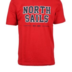 T-shirt NORTH SAILS  Rosso