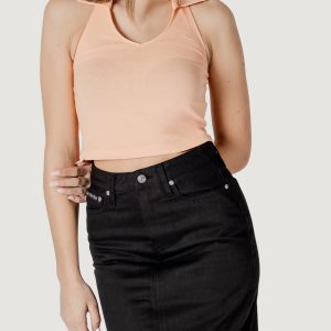 Top Calvin Klein Jeans halterneck polo collar top Pesca