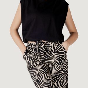 Top Jacqueline de Yong jdymara s/l bubble top jrs Nero