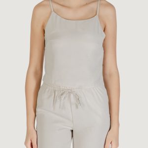 Top Only onlthalia life strap string singlet wvn Beige chiaro