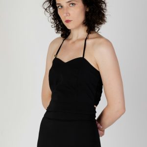 Top Rinascimento sfiancata Nero