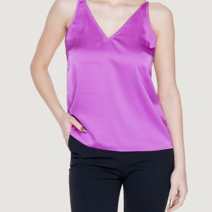 Top Vila Clothes viravenna v-neck strap top/dc Magenta