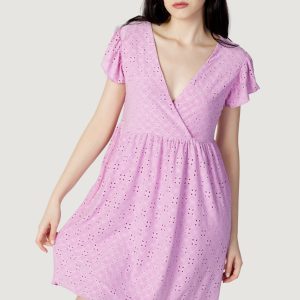 Vestito corto Jacqueline de Yong jdycathinka s/l v-neck dress jrs Rosa