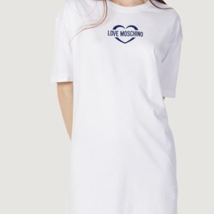 Vestito corto Love Moschino seconda scelta Bianco