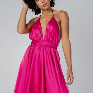 Vestito corto Sol Wears Women diana corto Fuxia