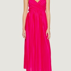 Vestito lungo Only elema s/l maxi wrap dress lining jrs Rosa