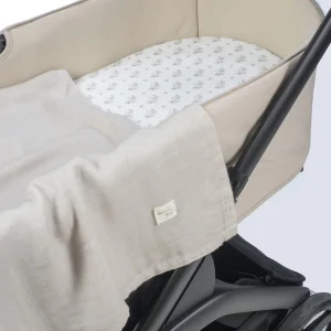 Mussola e coprimaterasso carrozzina Botton Fiori Walking Mum