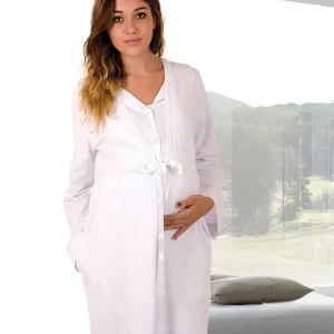 Vestaglia clinica premaman manica lunga Z9216 Mamina